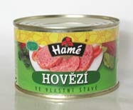 Hamé Hovězí ve vlastní šťávě  397g 