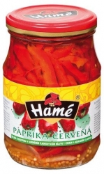  Paprika červená řezaná.sterilovaná 340g 