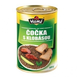 Hamé Čočka s klobásou  400g 