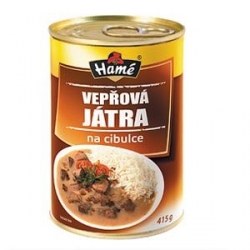 Hamé Vepř.játra na cibulce 415g 