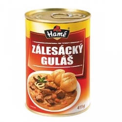 Hamé Zálesácký guláš hovězí maso  415g 