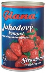  Jahodový kompot 425ml 