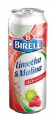 Birell limetka+malina nealko pivo  plech  500ml 