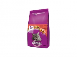 Whiskas Granule s hovězím masem 1,4 KG 