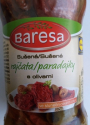 Baresa Sušená rajčata ve slunečnicovém oleji  s olivami 285g 