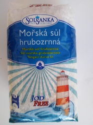 Mořská Sůl hrubozrnná 1Kg 