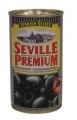 Seville Premium Olivy černé španělské bez pecky 350g 